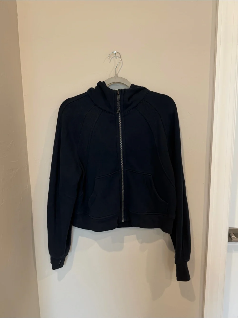 Lululemon True Navy Scuba Oversized Full Zip Size XS/S